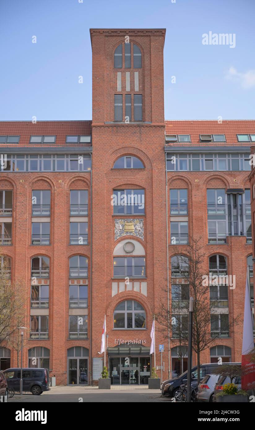 Katharinenhof im Uferpalais, maison de retraite, ancienne brasserie Schultheiss, cour de brasserie, Wasserstadt Spandau, Hakenfelde, Spandau, Berlin, Allemagne Banque D'Images