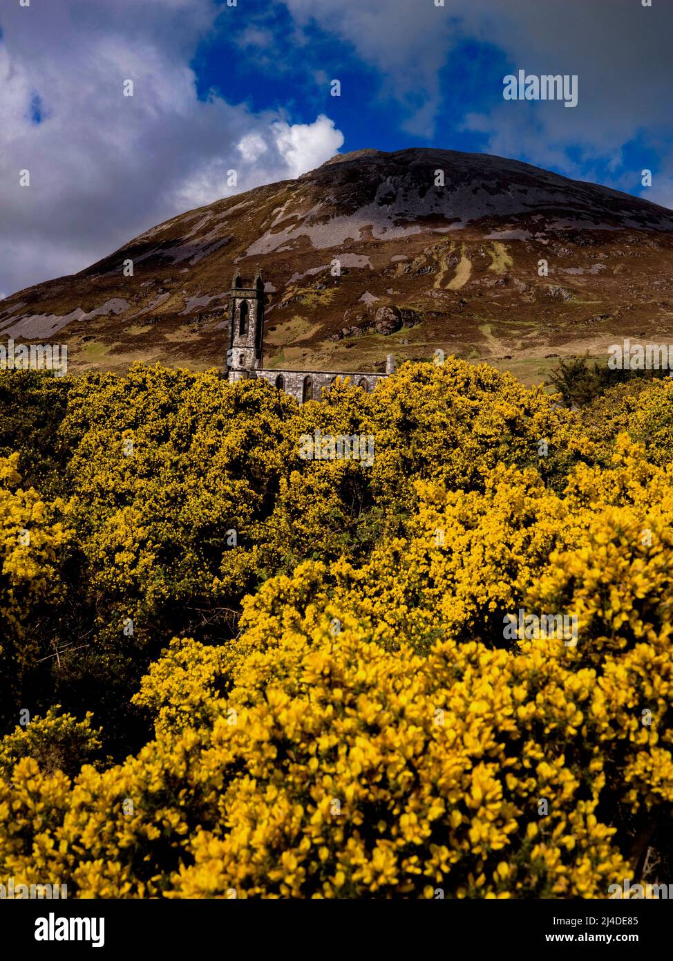 Dunlewy, Errigal Mountain, Comté de Donegal, Irlande Banque D'Images
