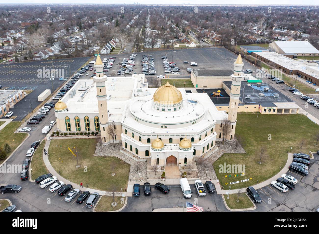 Centre islamique d'Amérique, Dearborn, MI, États-Unis Banque D'Images