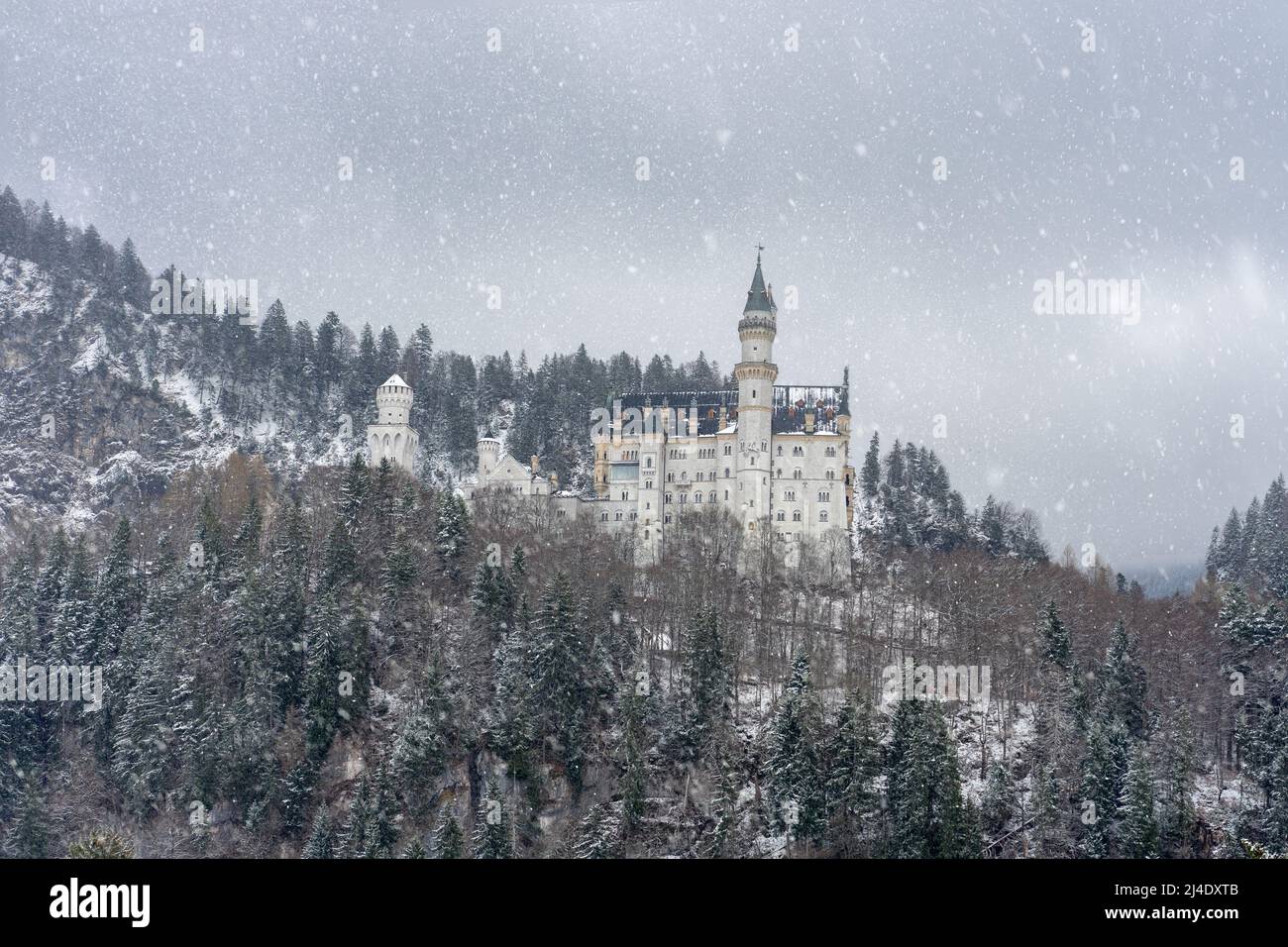 Château de Neuschwanstein, Allemagne. Chef-d'œuvre architectural