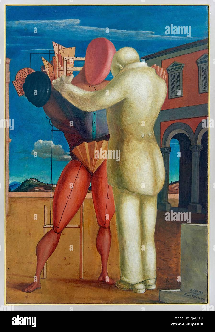 Il figliol prodigo - tempera su tela - Giorgio de Chirico - 1922 - Milano, Museo del Novecento Banque D'Images