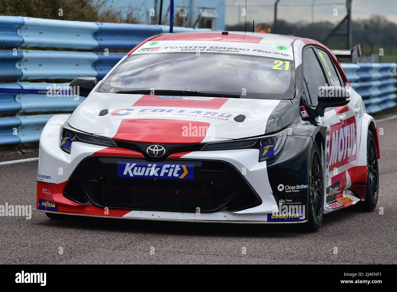 Ricky Collard, Toyota Corolla GR Sport, BTCC rebondit à l'action pour la saison de course 2022, BTCC, British Touring car Championship, Banque D'Images