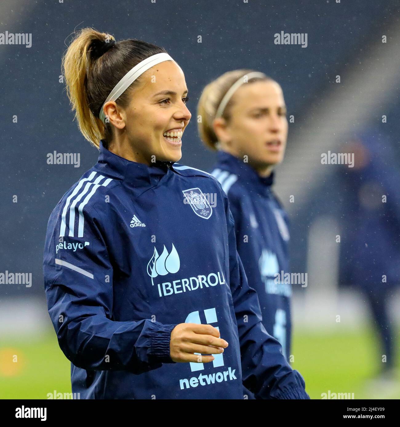 Claudia Zornoza Sanchez, footballeur espagnol qui joue en milieu de terrain pour le Real Madrid dans la division Primera et pour l'équipe nationale féminine espagnole. Zor Banque D'Images