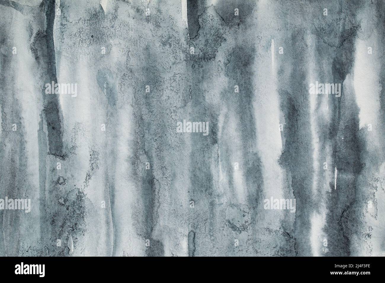 peint en gris sur la texture d'arrière-plan aquarelle du papier Banque D'Images