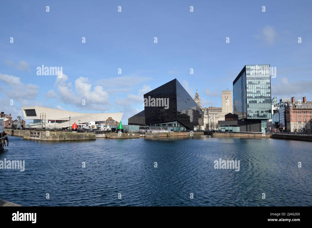 La galerie Open Eye sur les quais de Liverpool à Merseyside Banque D'Images