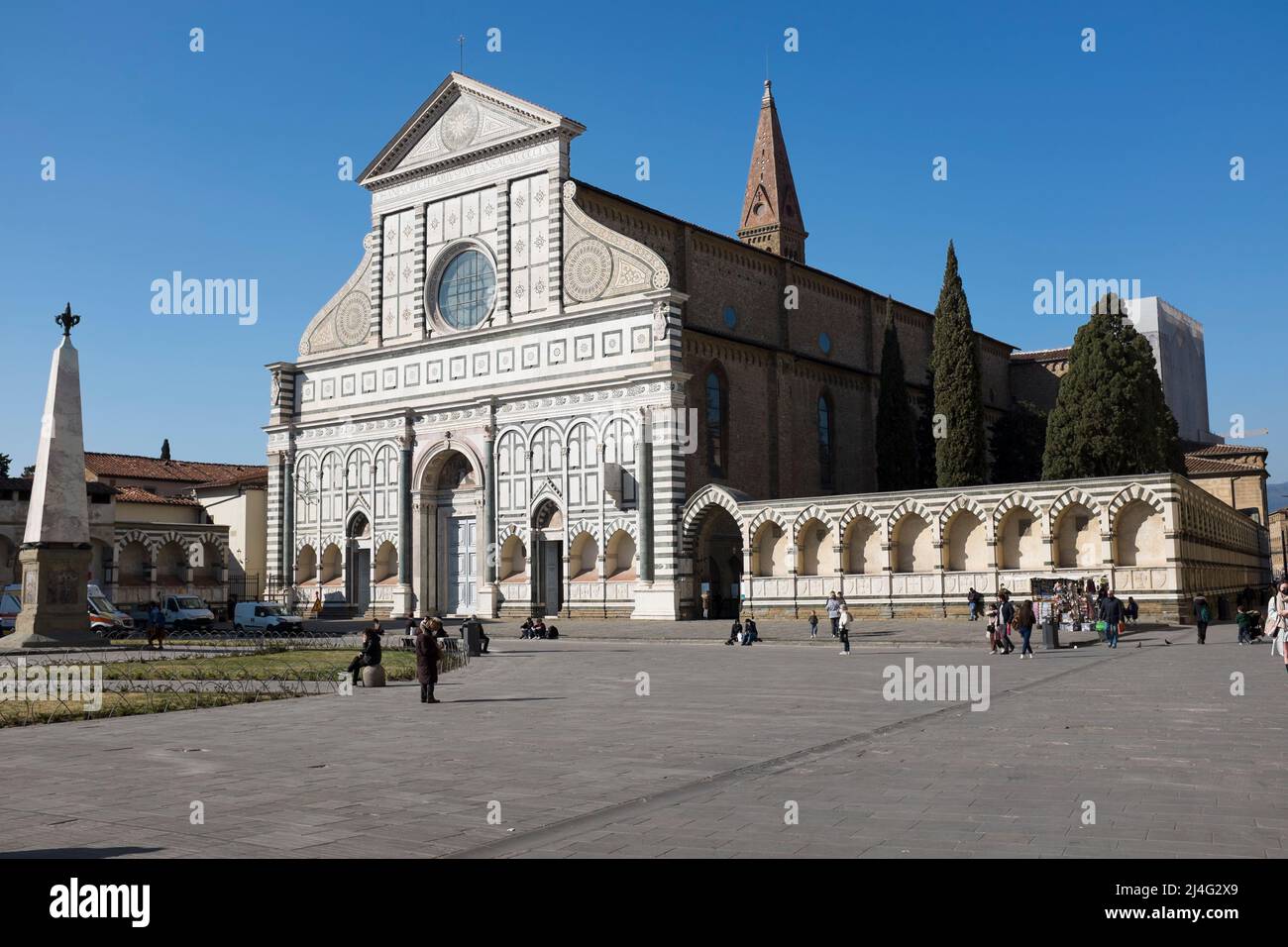 Santa Maria Novella Florence Italie Banque D'Images