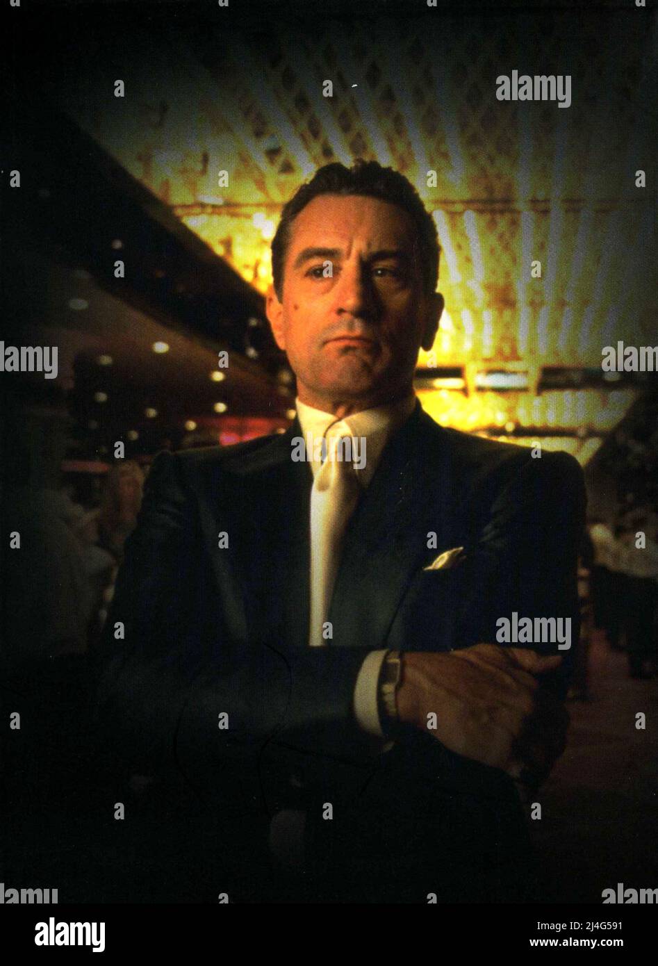 ROBERT DE NIRO dans CASINO (1995), réalisé par MARTIN SCORSESE. Crédit : PHOTOS / Album UNIVERSEL Banque D'Images
