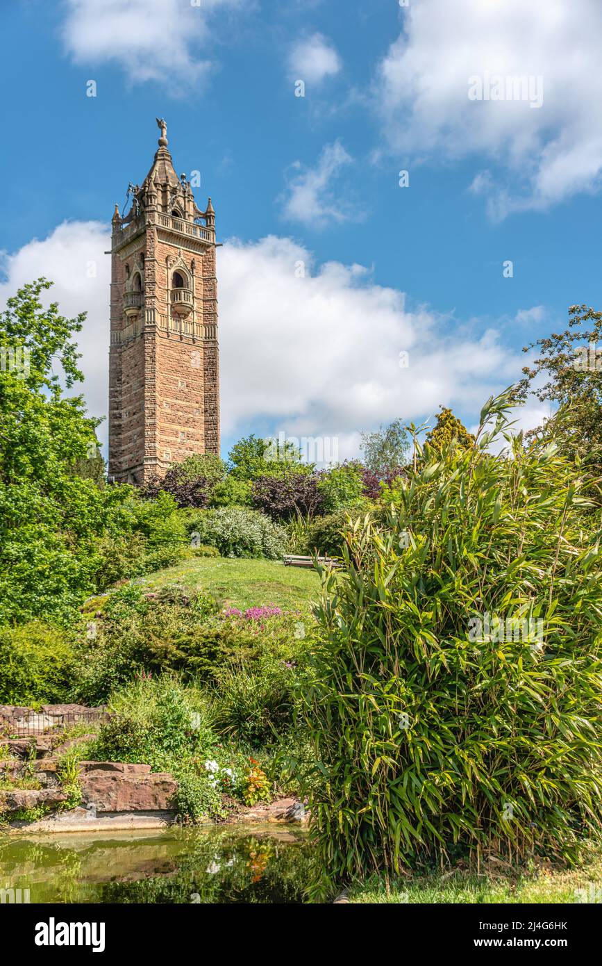 La tour Cabot à Brandon Hill Park, Bristol, Somerset, England, UK Banque D'Images