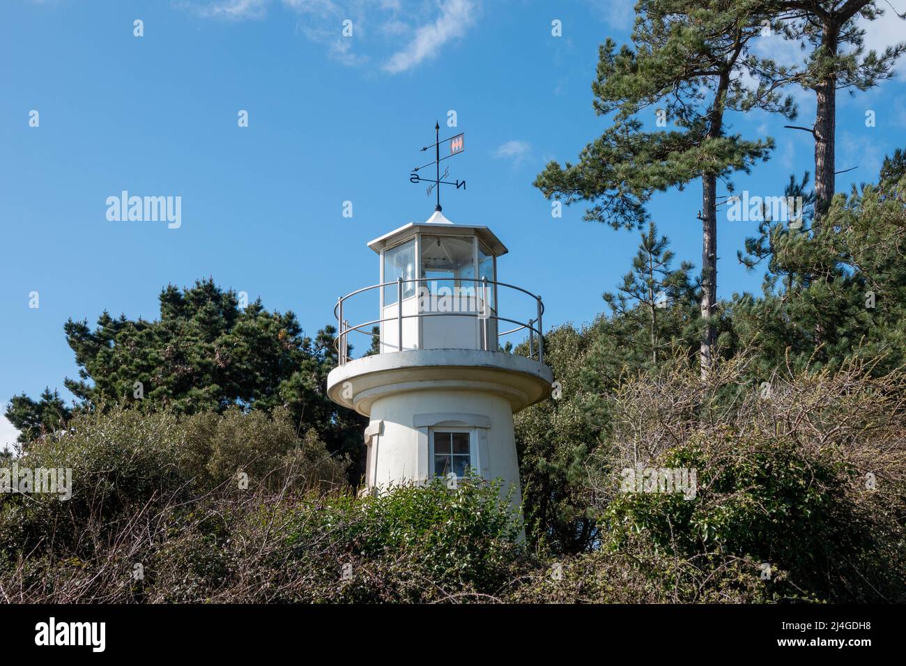 Beaulieu Millennium Light Beacon Lepe Hampshire Angleterre Banque D'Images