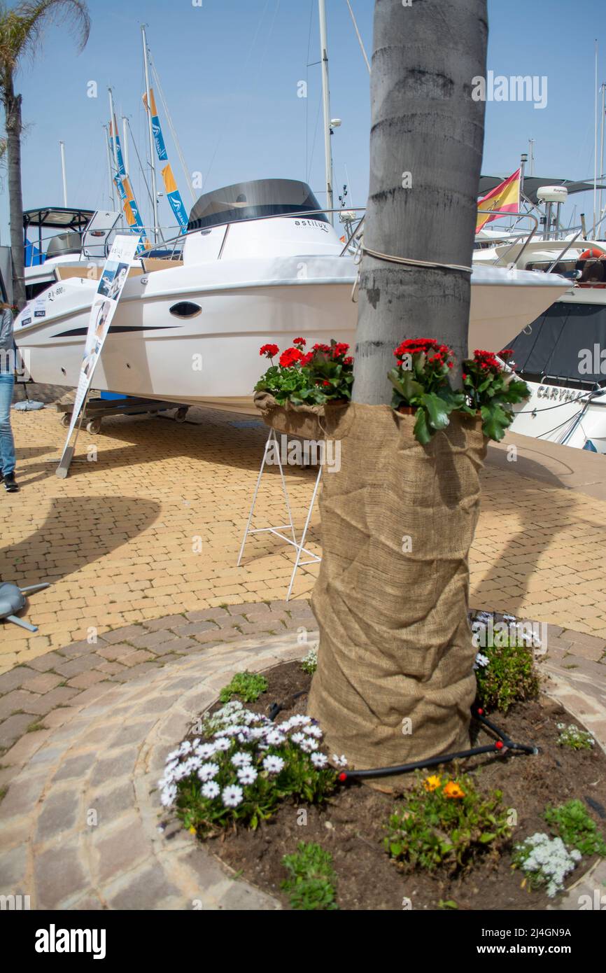 Murcia Boat Show dans le port de plaisance à San Pedro del Pinatar à Murcia Espagne Banque D'Images