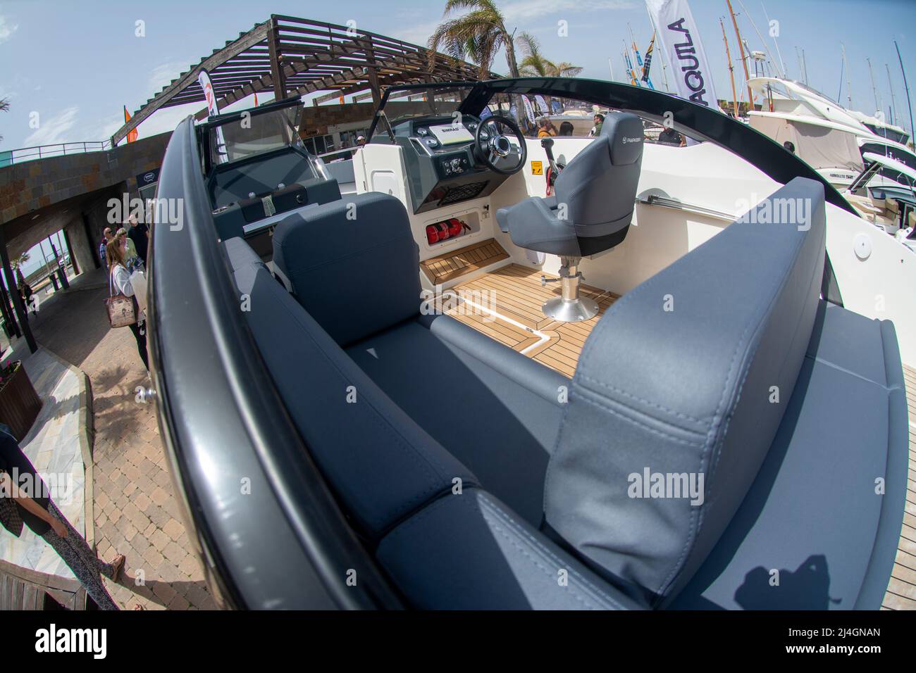 Murcia Boat Show dans le port de plaisance à San Pedro del Pinatar à Murcia Espagne Banque D'Images