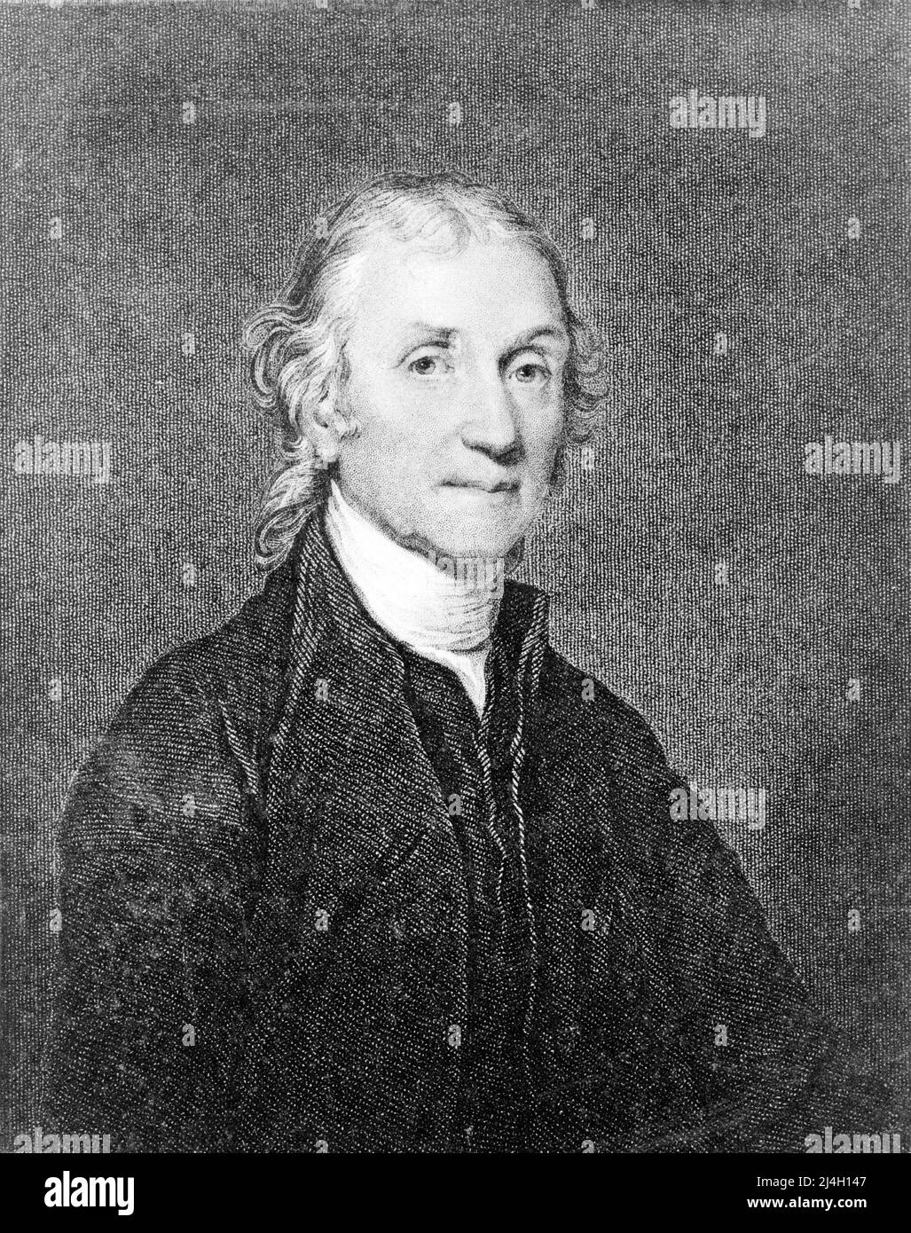 Joseph Priestley ( 1733 –1804) chimiste anglais, philosophe naturel, théologien séparatiste, grammarian, éducateur multisujet, et théoricien politique libéral qui a publié plus de 150 ouvrages. Banque D'Images