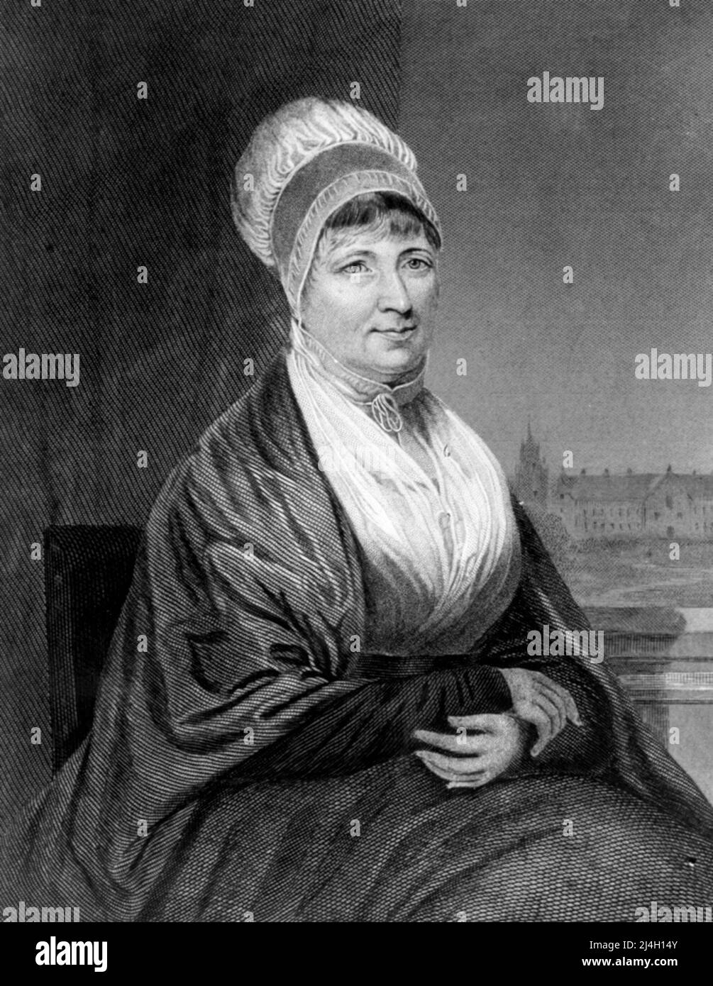 Elizabeth Fry (Gurney 1780 – 1845), Betsy Fry, réformateur de prison anglais, réformateur social, philanthrope et Quaker. Banque D'Images
