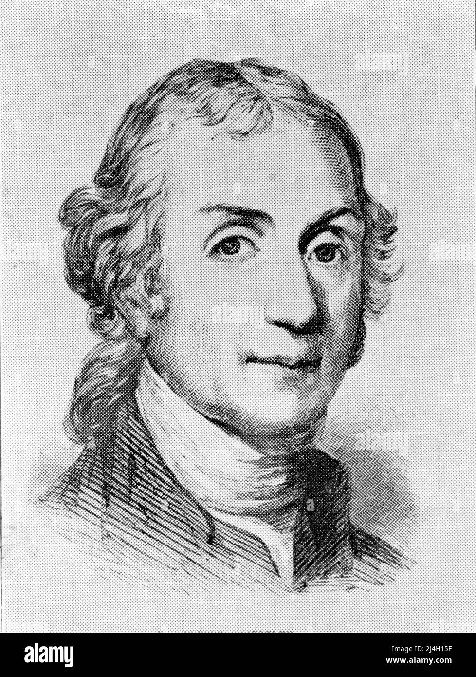 Joseph Priestley ( 1733 –1804) chimiste anglais, philosophe naturel, théologien séparatiste, grammarian, éducateur multisujet, et théoricien politique libéral qui a publié plus de 150 ouvrages. Banque D'Images