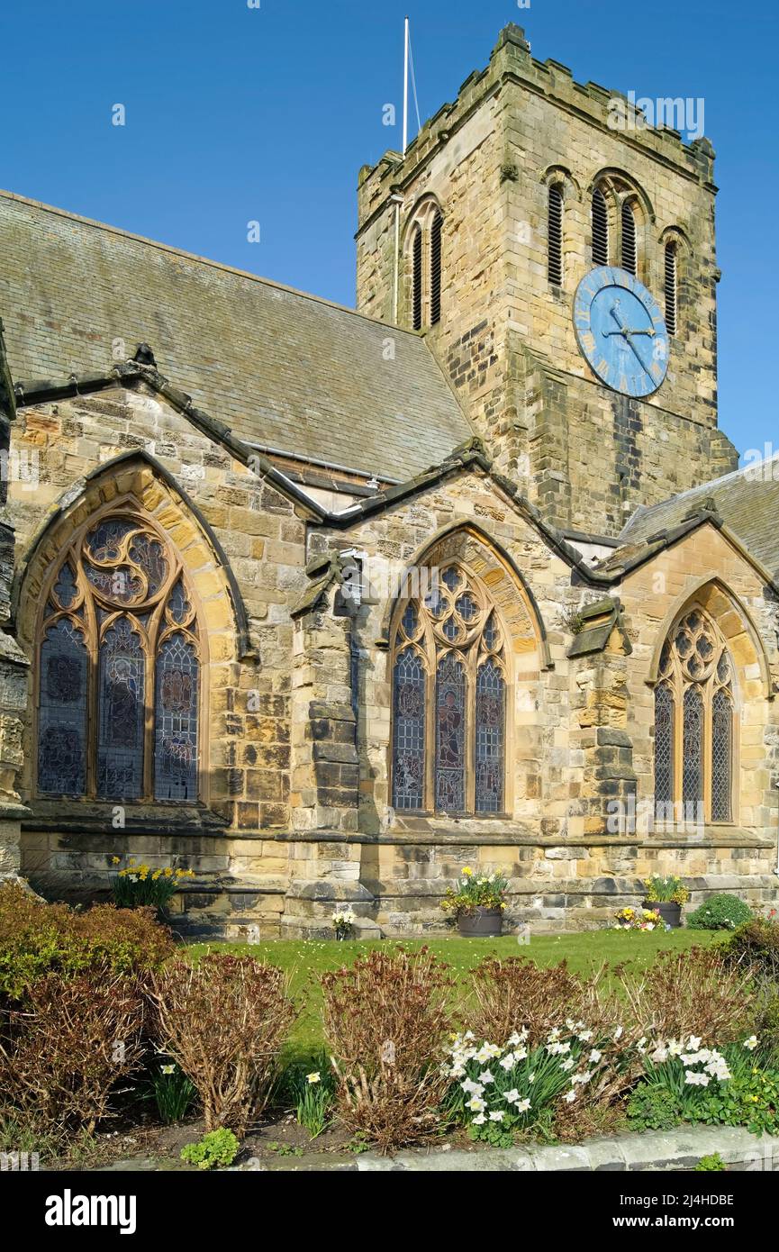 Royaume-Uni, Yorkshire du Nord, Scarborough, église St Mary Banque D'Images