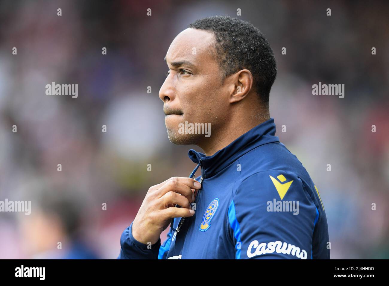 Paul Ince, directeur intérimaire de Reading, regarde Banque D'Images