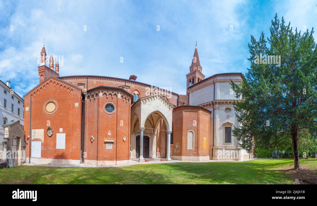 Cathédrale de Santa Maria Annunciata à Vicenza, Italie Banque D'Images