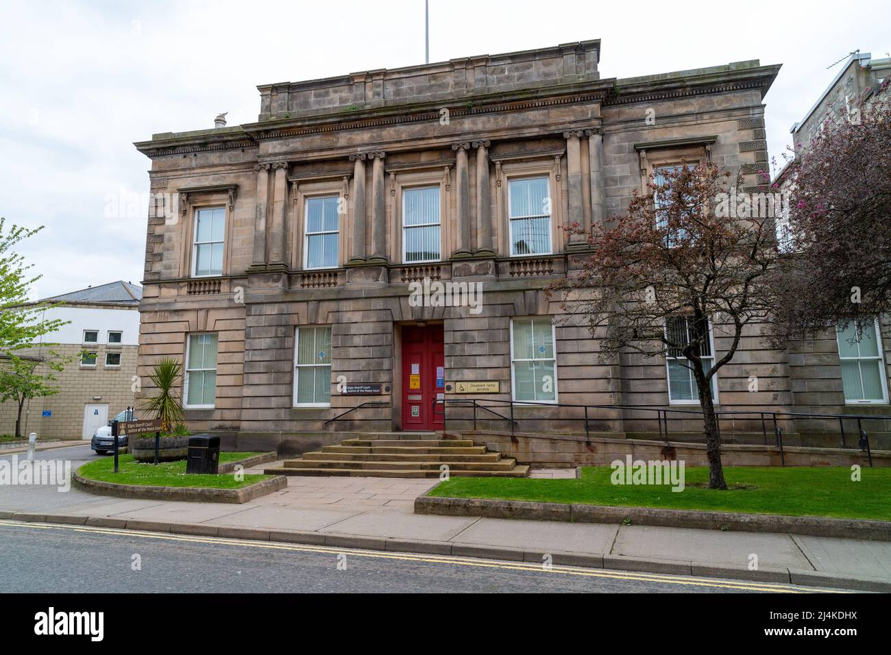 Cour du shérif d'Elgin, juge de la Cour de la paix, Elgin Banque D'Images