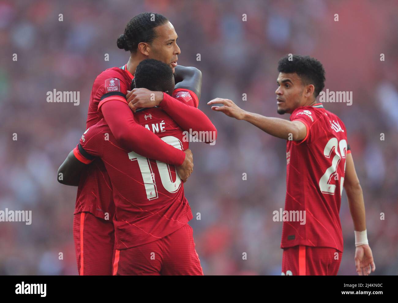 DIJK,MANE,DIAZ, MANCHESTER CITY V LIVERPOOL, 2022 Banque D'Images