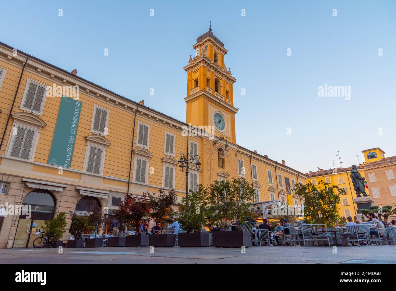 Parme, Italie, 24 septembre 2021 : Palazzo del Governatore dans la ville italienne de Parme. Banque D'Images