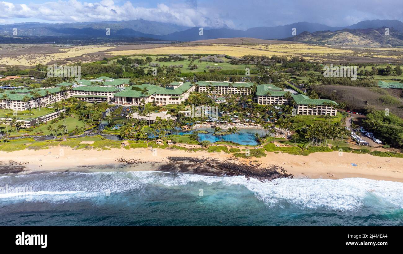 Grand Hyatt Kauai Resort and Spa, Koloa, Kauai, Hawaii, Etats-Unis Banque D'Images