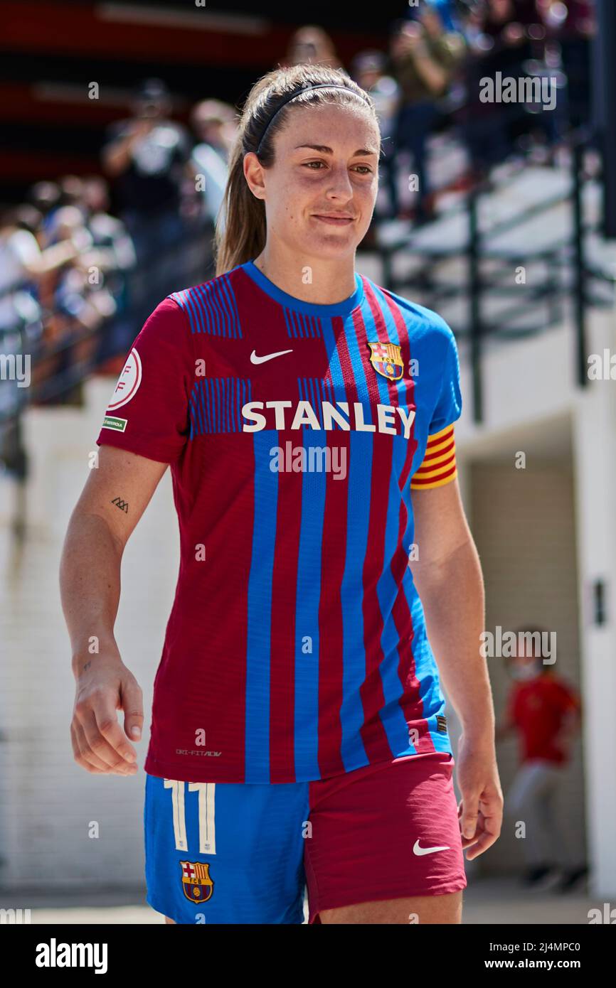 16th avril 2022; Estadio Antonio Puchades, Valencia, Espagne; la Ligue  Iberdrola football, Valencia CF contre FC Barcelone; Ligure Iberdrola;  Alexia pute Photo Stock - Alamy