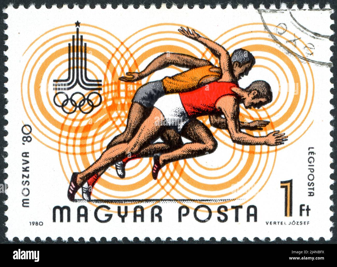 Jeux olympiques d'été de 1980 (série de timbres