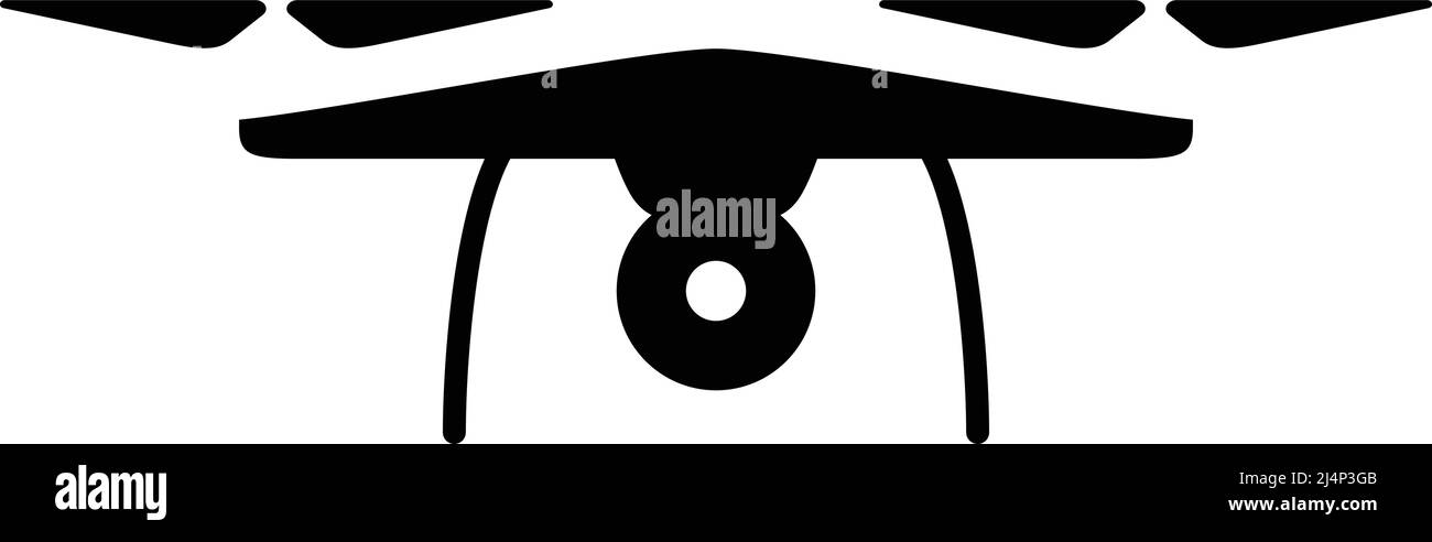 Dessin d'icône de drone, vol, illustration vectorielle Illustration de Vecteur