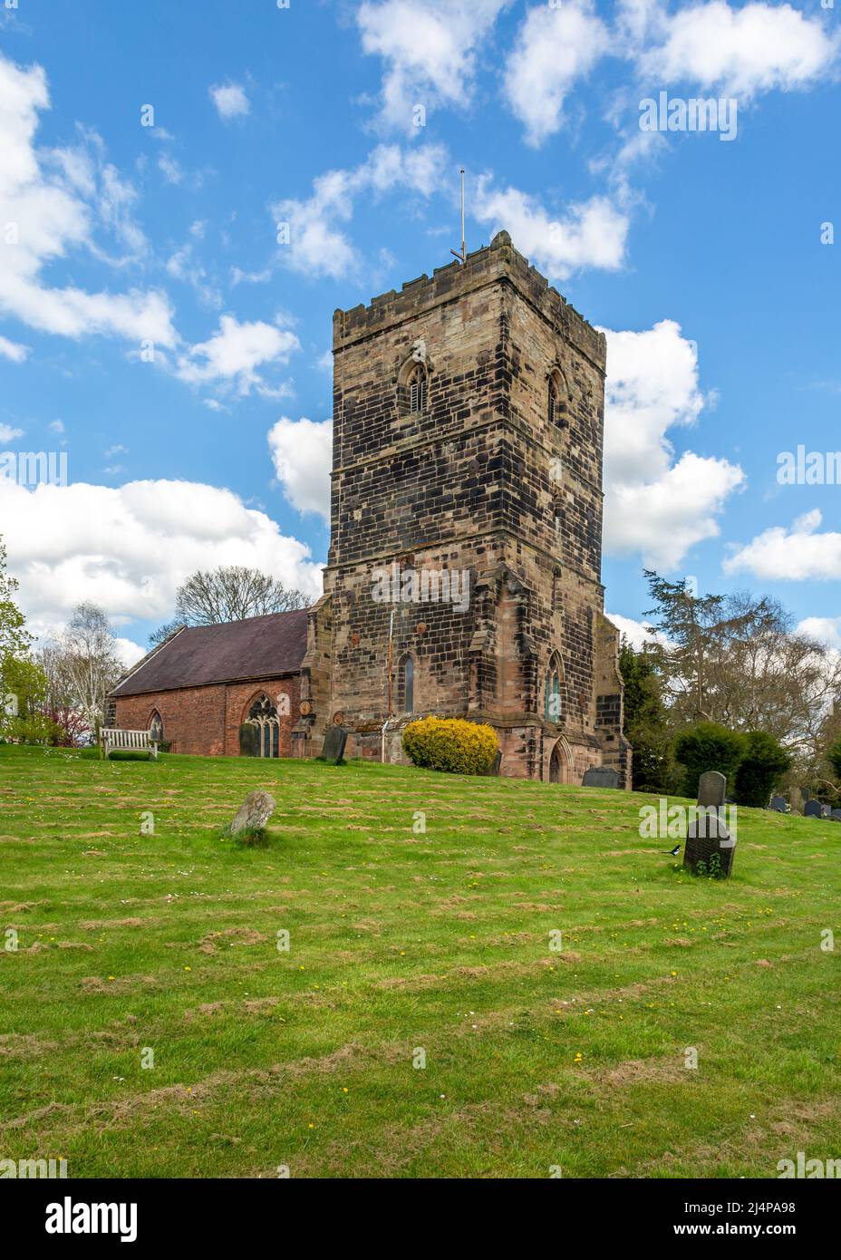 Eglise de Saint Augustin à Droitwich Spa, Worcestershire, Angleterre. Banque D'Images