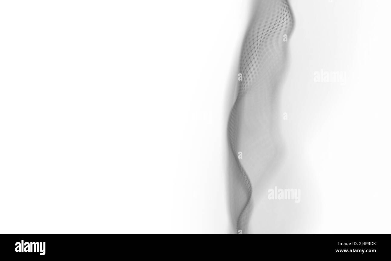 Arrière-plan géométrique de lumière abstraite . Structure de connexion. Formation scientifique. Technologie futuriste élément HUD . points et lignes . Grand d Banque D'Images