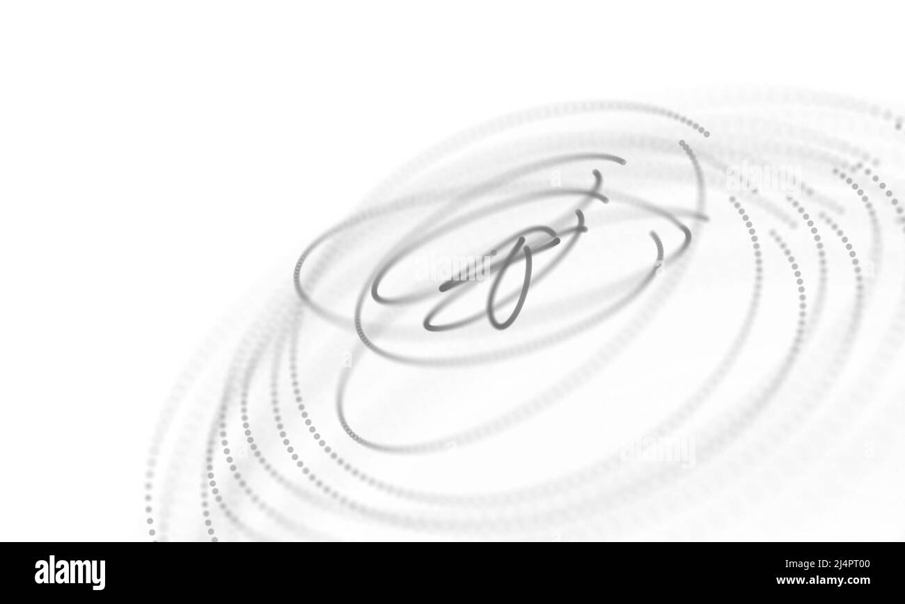 Arrière-plan géométrique de lumière abstraite . Structure de connexion. Formation scientifique. Technologie futuriste élément HUD . points et lignes . Grand d Banque D'Images