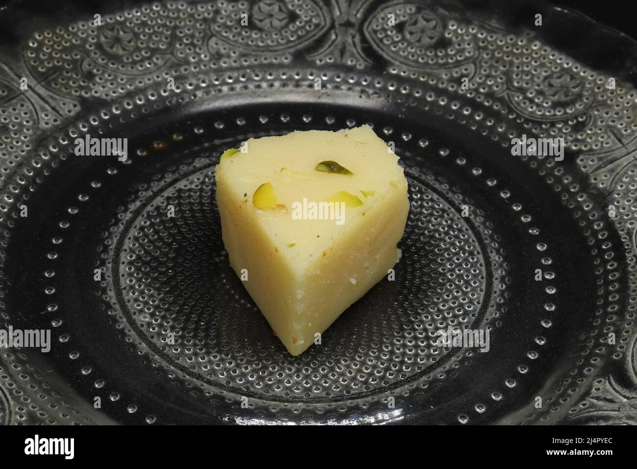 sucré dans une assiette. Banque D'Images