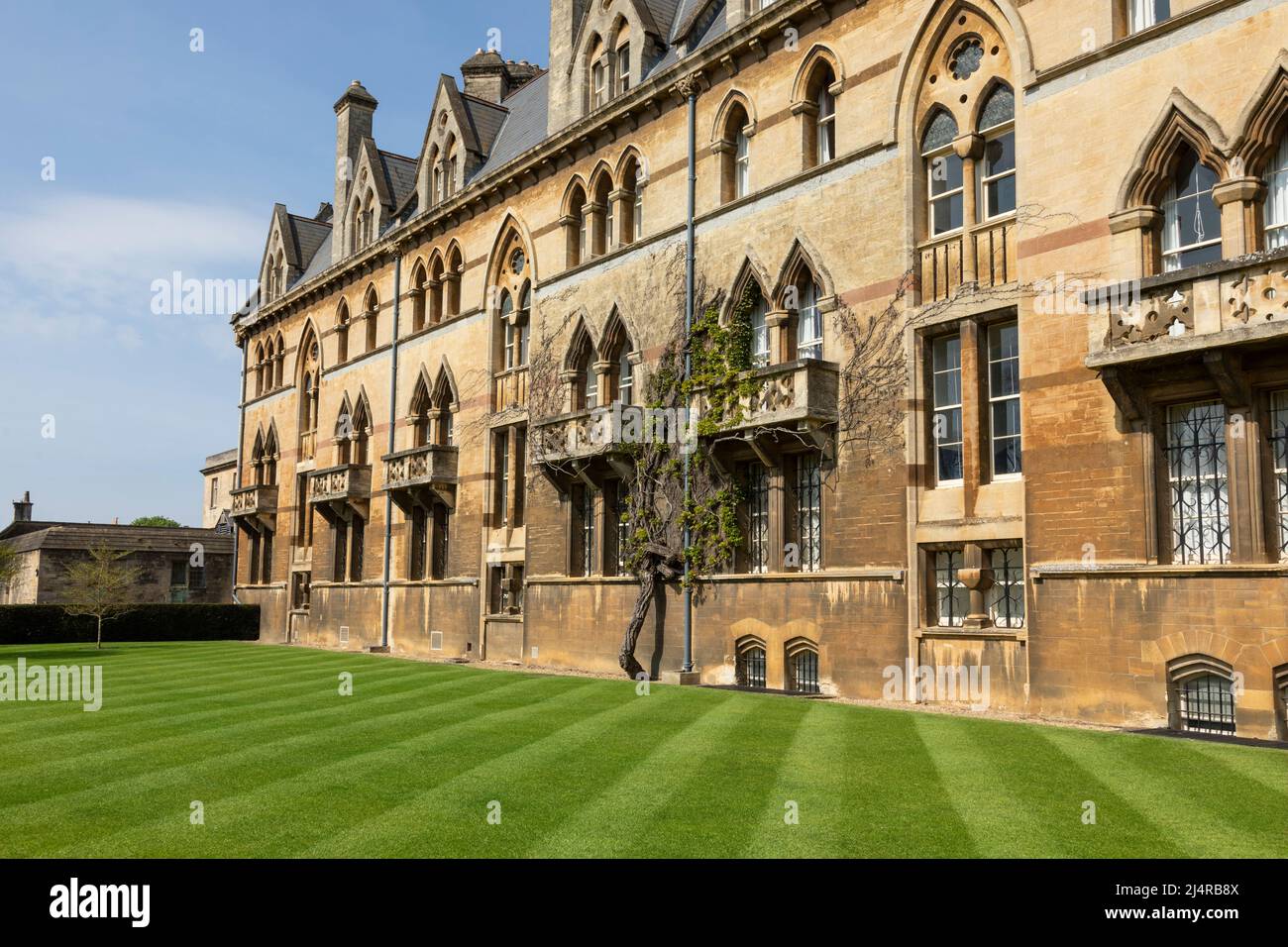 Les jardins de Christchurch College, Oxford Banque D'Images