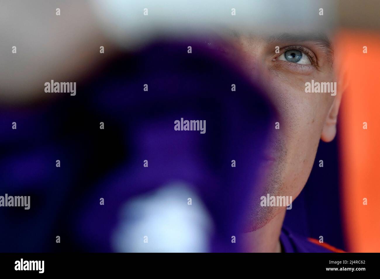 Lors de la série, Un match de football 2021/2022 entre ACF Fiorentina et Venezia FC au stade Artemio Franchi de Florence (Italie), le 16th avril 2022. PH Banque D'Images