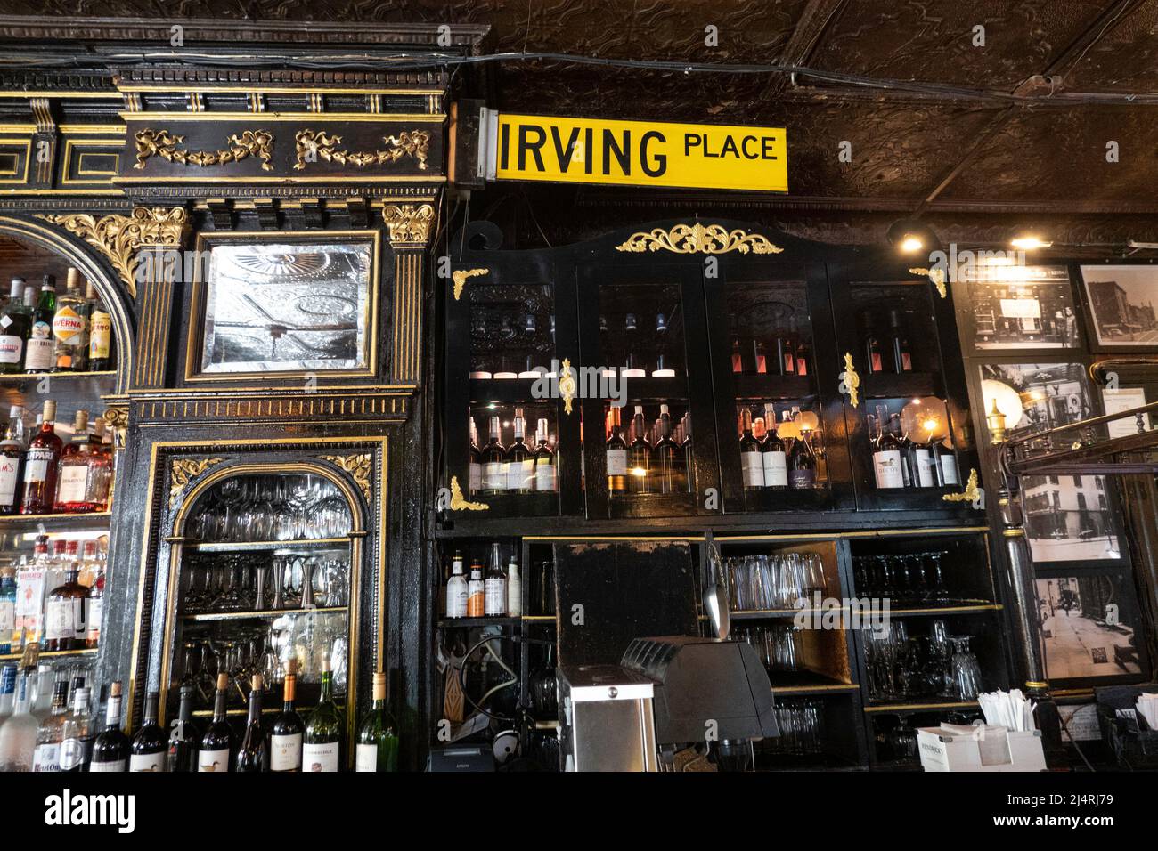 Pete's Tavern, dans le quartier de Gramercy Park, est en activité depuis 1864, New York City, USA 2022 Banque D'Images