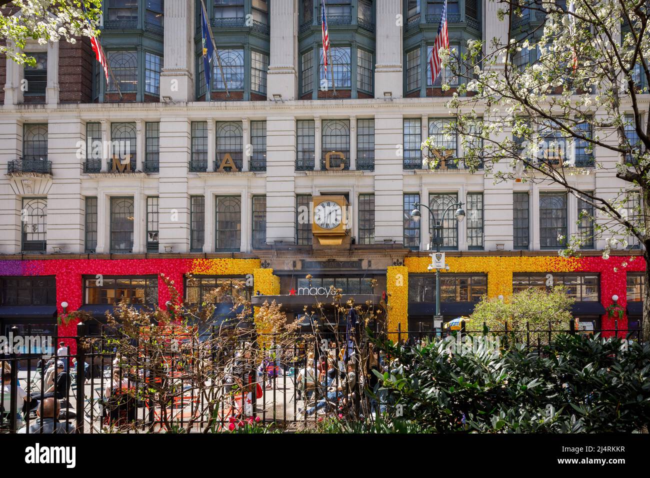 Macy's Department Store, magasin phare, le plus grand magasin au monde, Herald Square, Midtown Manhattan, New York, NY, ÉTATS-UNIS. Banque D'Images