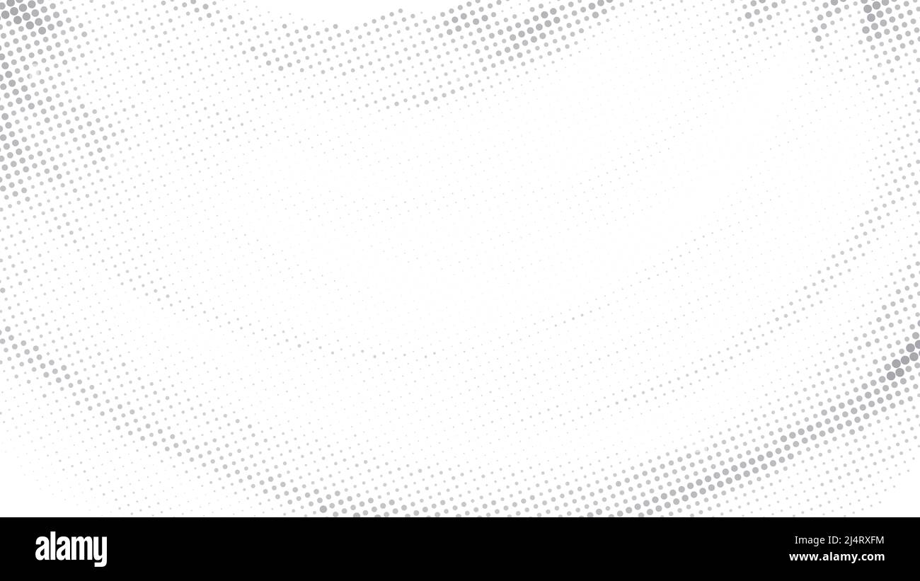 Résumé arrière-plan blanc en pointillés avec points gris. Motif graphique vectoriel demi-ton Illustration de Vecteur