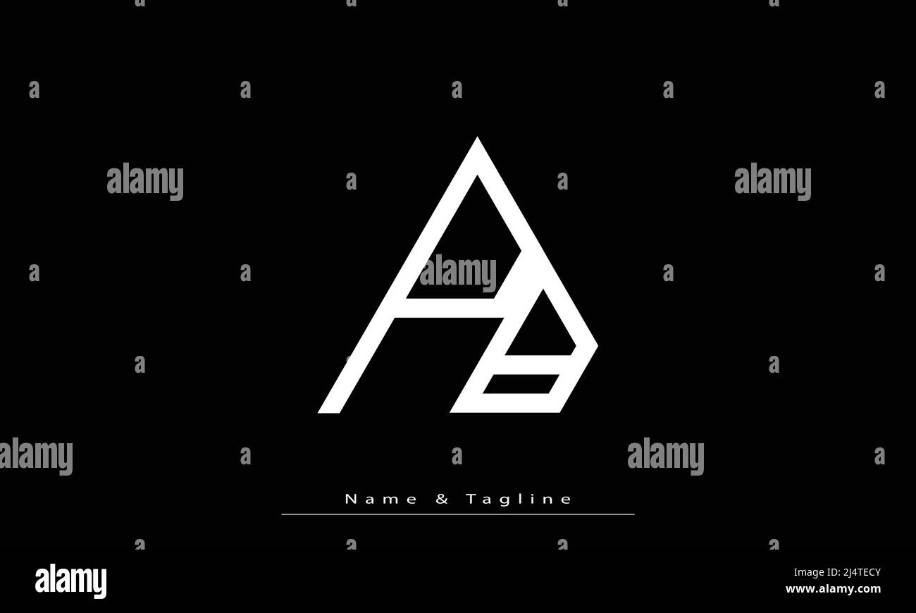 Lettres de l'alphabet initiales Monogram logo PB , BP Illustration de Vecteur