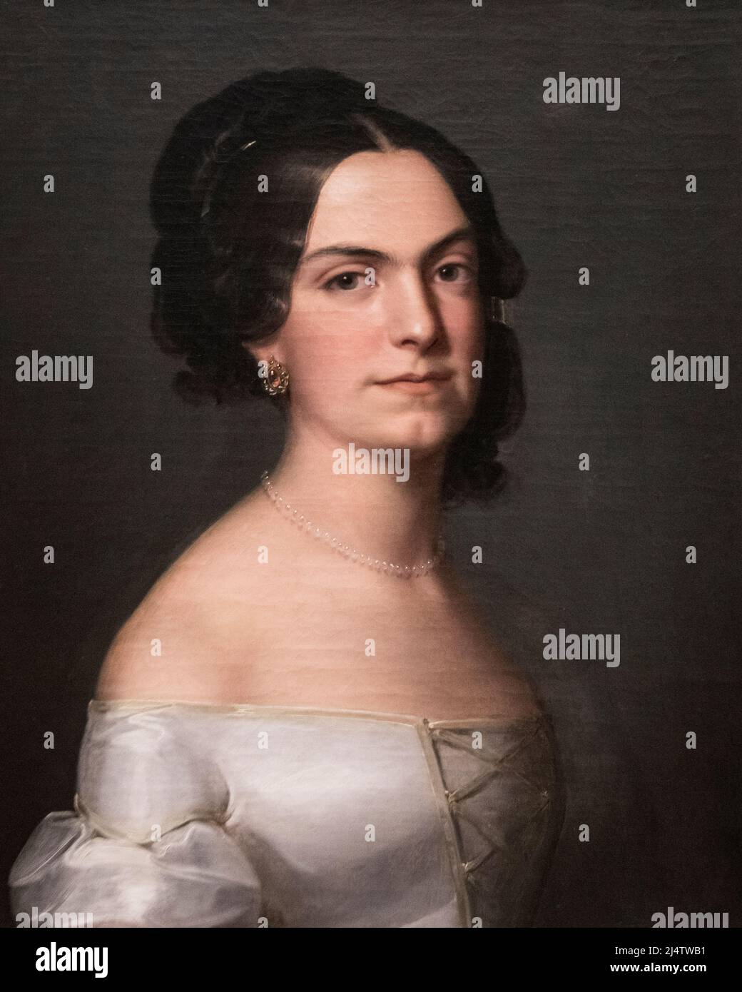 Konstantin Danil: 'Portrait de Madame Totossy' (1835-1840) Banque D'Images