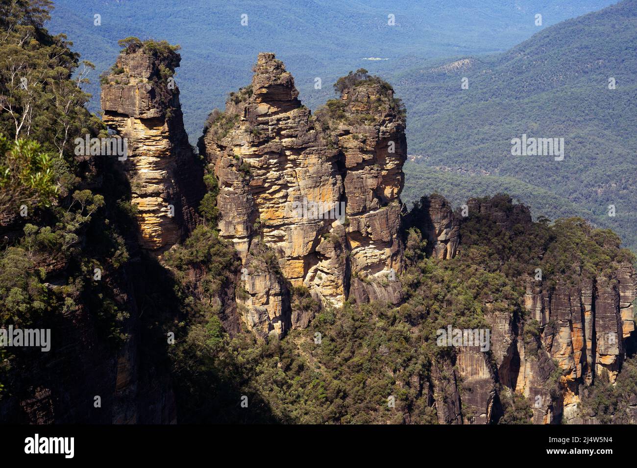 Echo point Lookout, Blue Mountains, Australie Banque D'Images