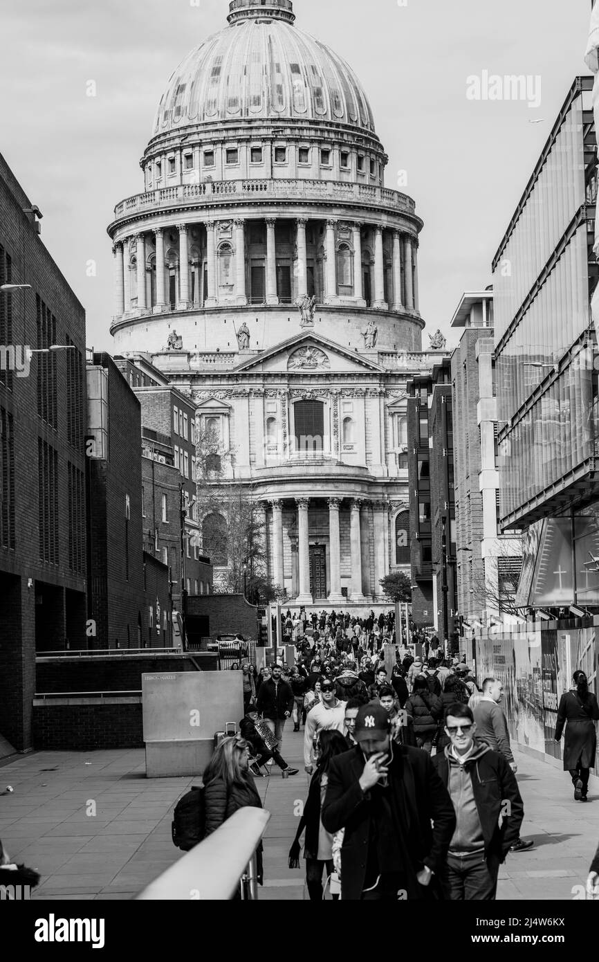 Londres autour de Southbank et West End Banque D'Images