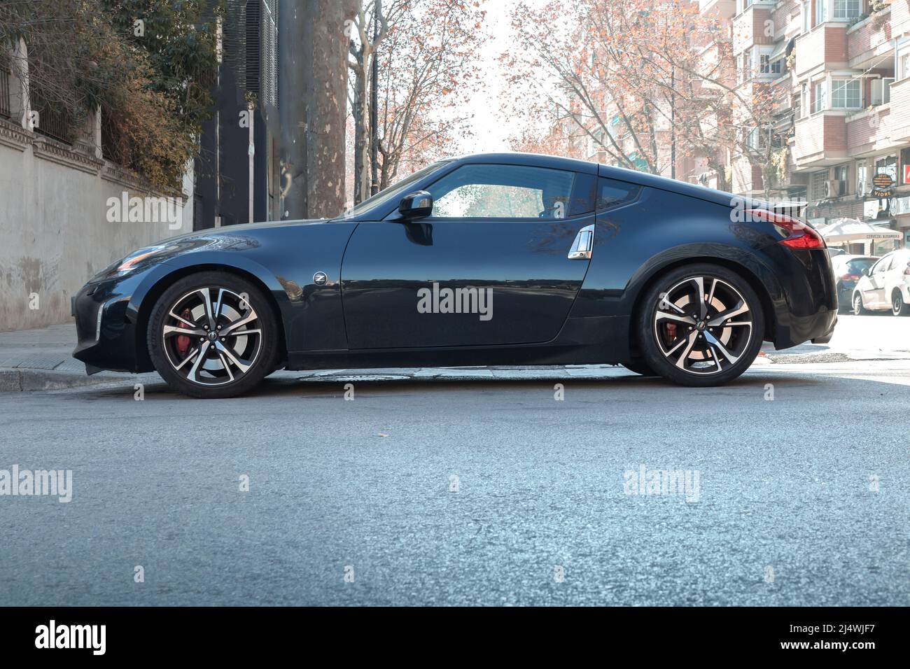 SABADELL, ESPAGNE-9 FÉVRIER 2022 : coupé Nissan 370Z Banque D'Images