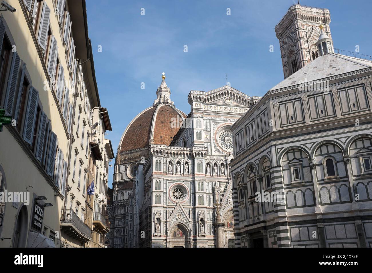 Vue sur le Duomo Florence Italie Banque D'Images