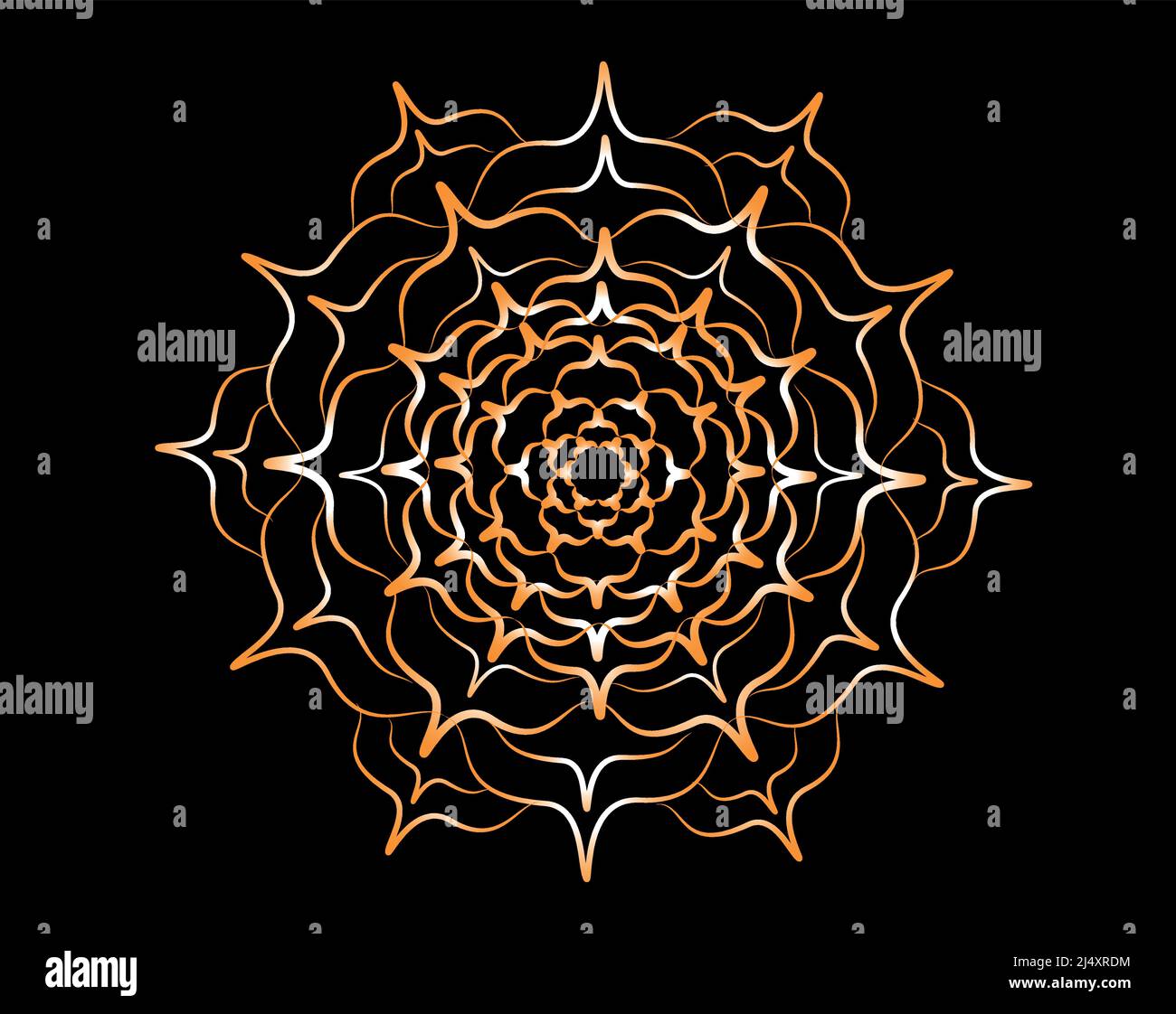 motif doré pour tout type de design. Conception pour la décoration de cosmétiques, peintures, fonds d'écran, vêtements, livres, carnets, blocs-notes, papier cadeau, etc Illustration de Vecteur