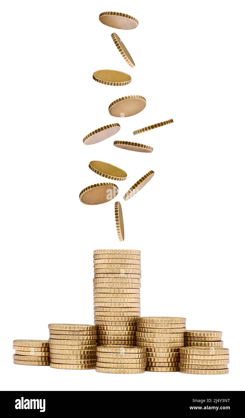 monnaie finance affaires argent investissement en monnaie épargne banque richesse cash croissance or financier Banque D'Images