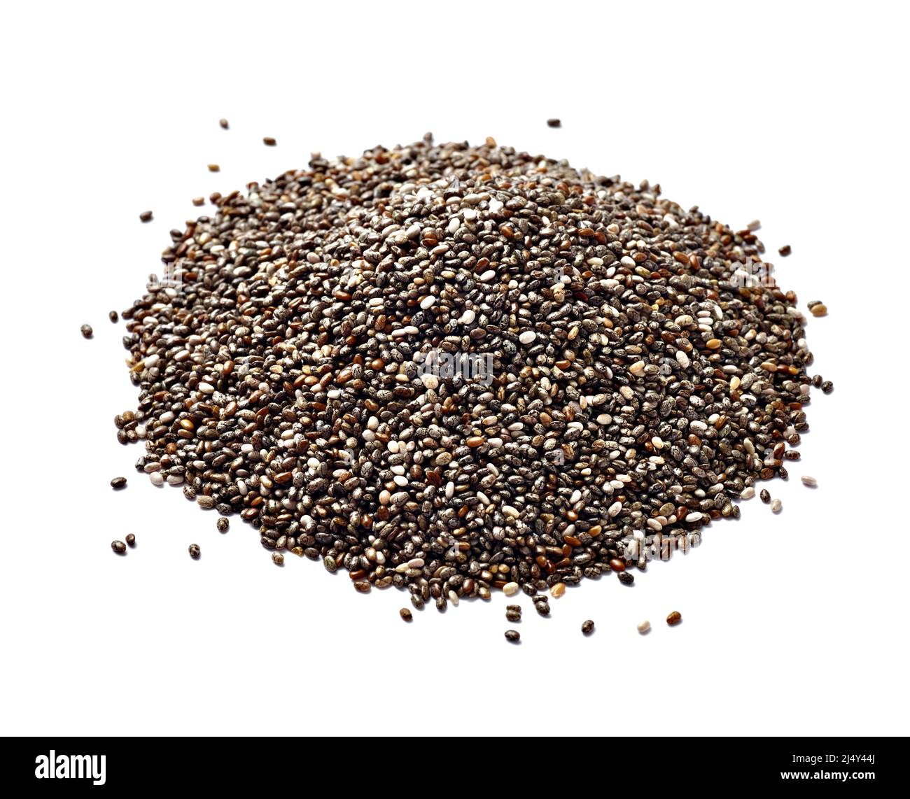 chia nourriture bio antioxydant superalimentation saine ingrédient de graines de petit déjeuner repas repas cuillère en bois Banque D'Images