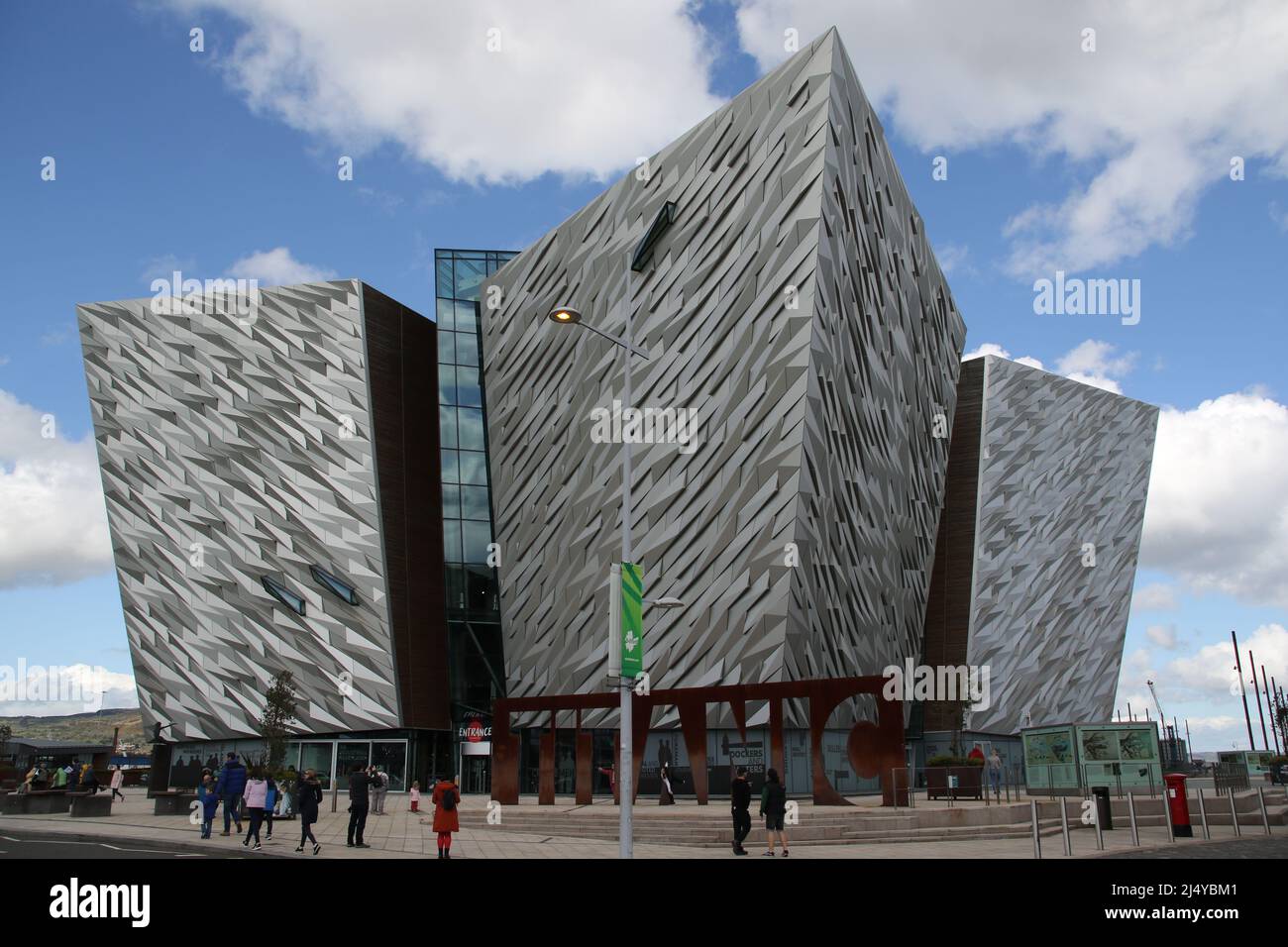 Centre Titanic Belfast Banque D'Images