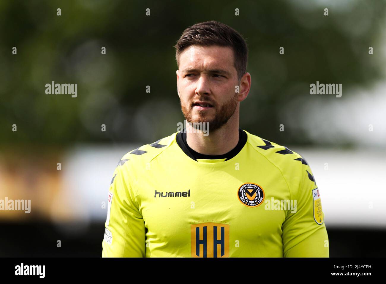 SUTTON, ROYAUME-UNI. AVRIL 18th Joe Day of Newport County pendant le match Sky Bet League 2 entre Sutton United et Newport County au Knights Community Stadium, Gander Green Lane, Sutton, le lundi 18th avril 2022. (Credit: Tom West | MI News) Credit: MI News & Sport /Alay Live News Banque D'Images