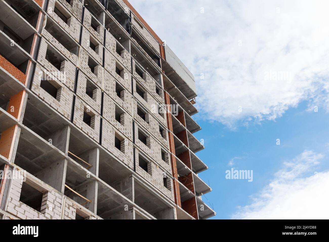 construction d'un complexe d'appartements. chantier de construction Banque D'Images