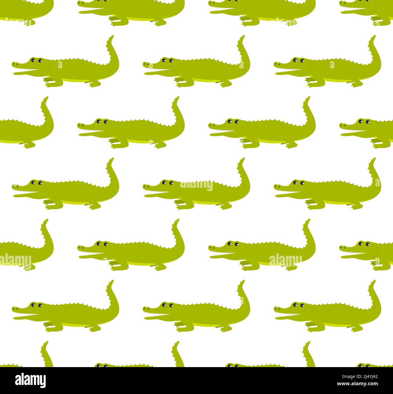 Motif crocodile sans couture. Illustration vectorielle dans un style plat. SPE 10 Illustration de Vecteur